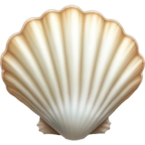 white-scallop-seashell emoji