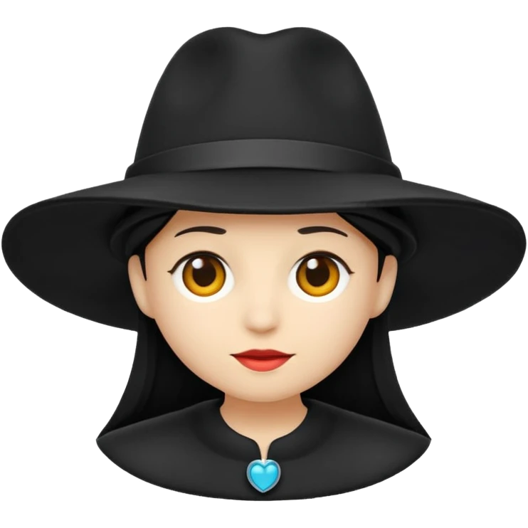 black hat emoji