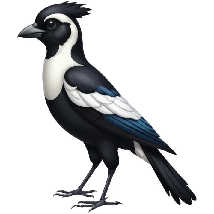 I want a magpie emoji standing emoji