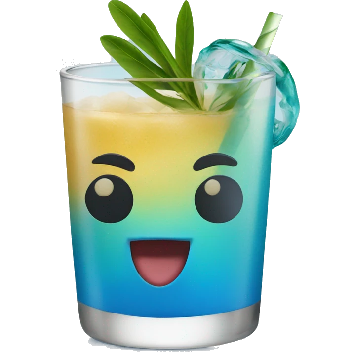 blue lagoon cocktail emoji