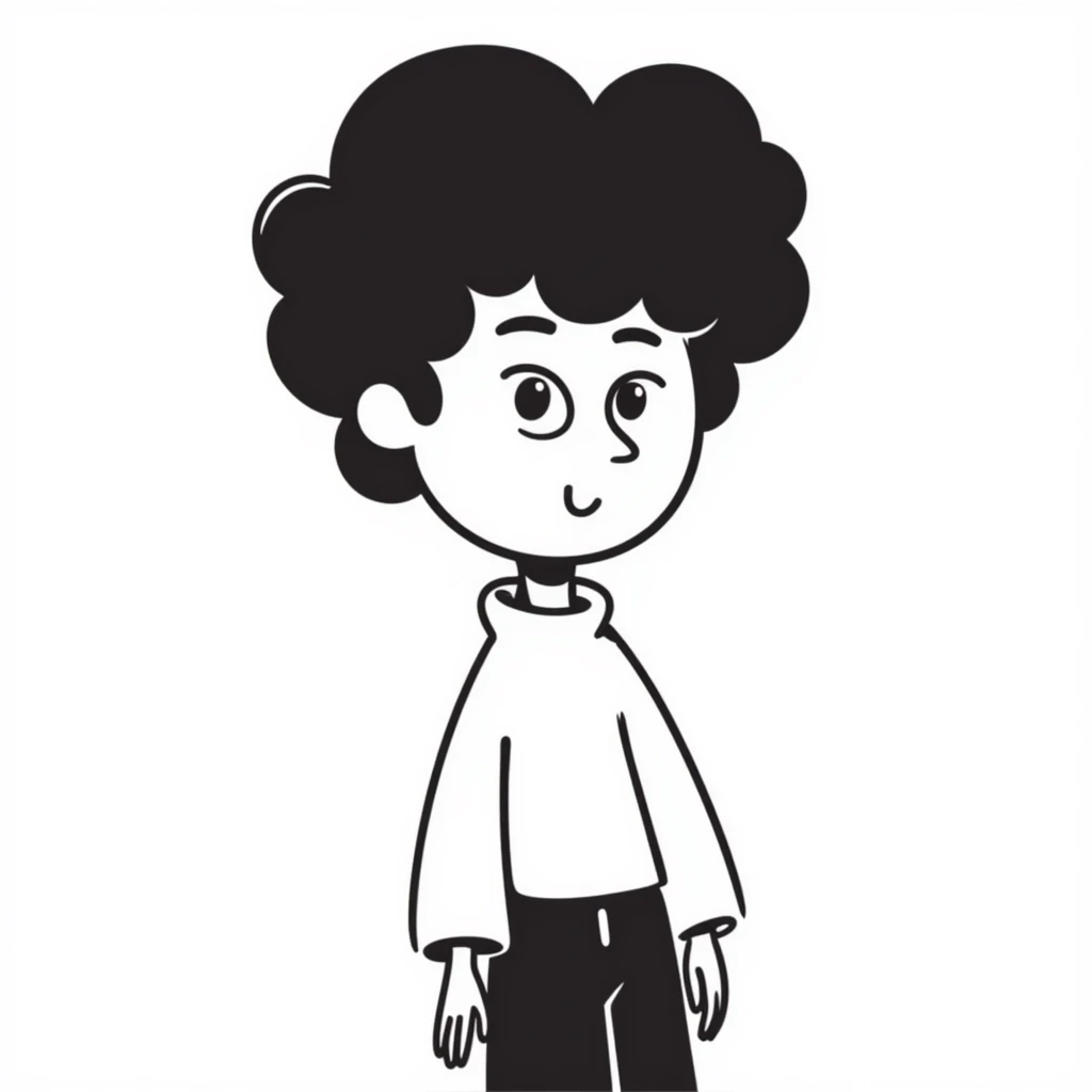hand drawn eyes looking straight ahead emoji