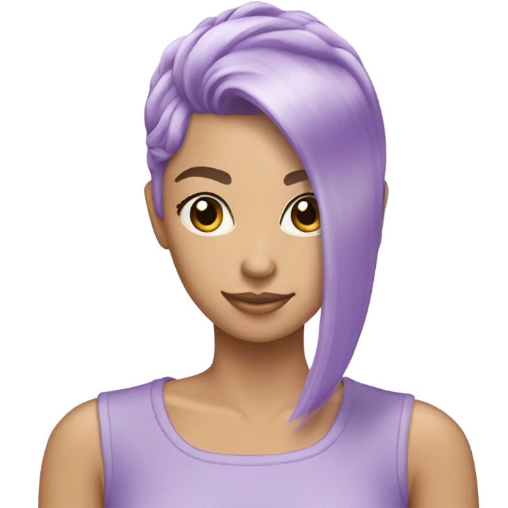 pastel purple shampoo emoji