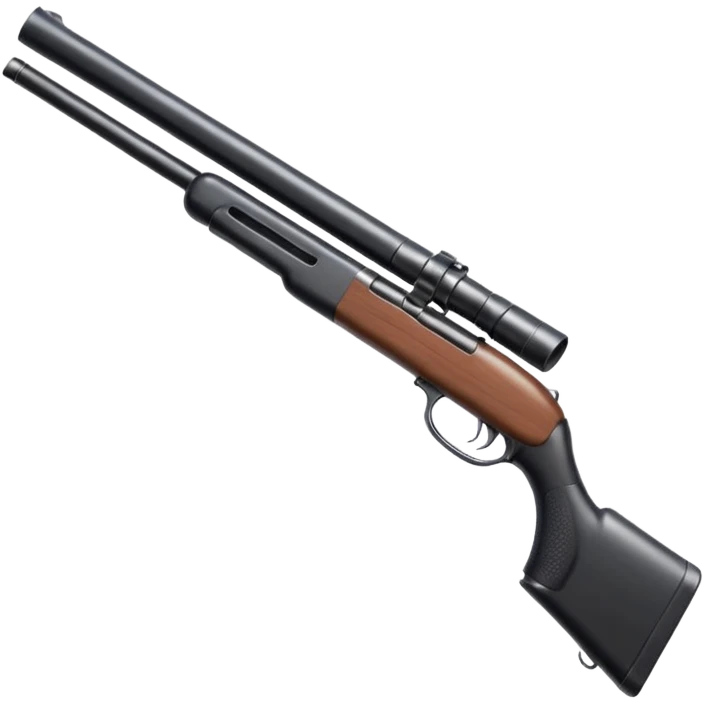 Black shotgun emoji