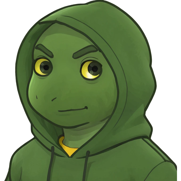 bright and expressive male visionary, fair skin, tousled golden hair, wide joyful eyes, wearing a green hoodie over a yellow tee, one hand raised with a glowing lightbulb, waist-up, front-facing emoji
