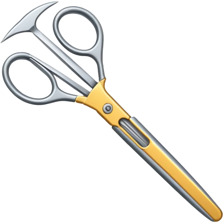 Scissors cutting id emoji