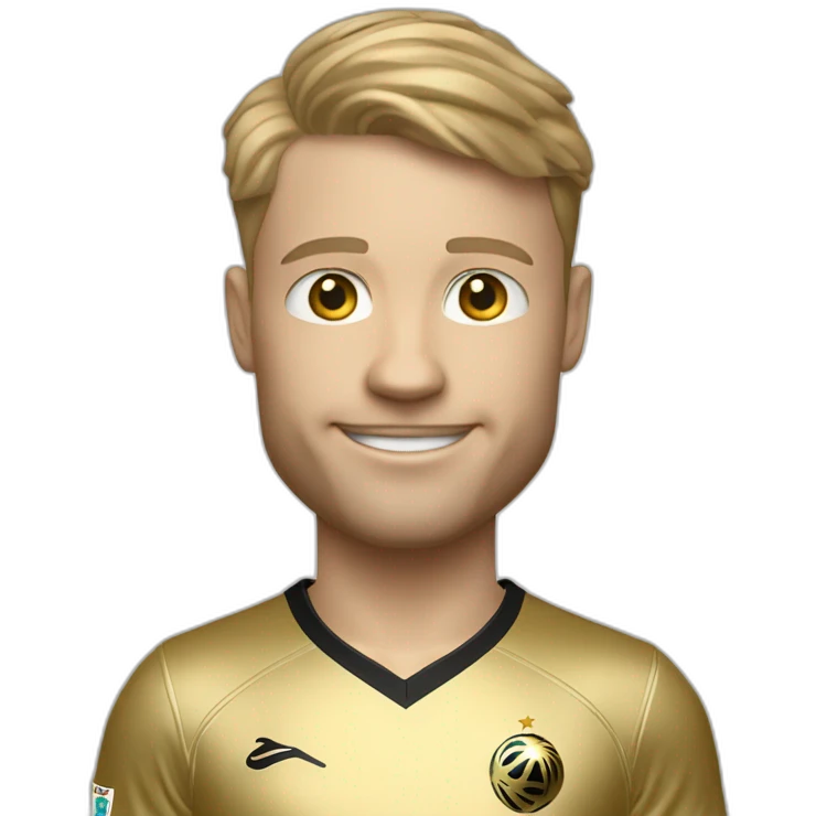 erling halaand avec un ballon d'or emoji