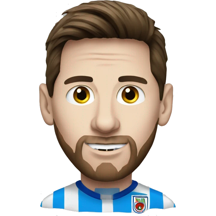 Lionel messi with world cup emoji