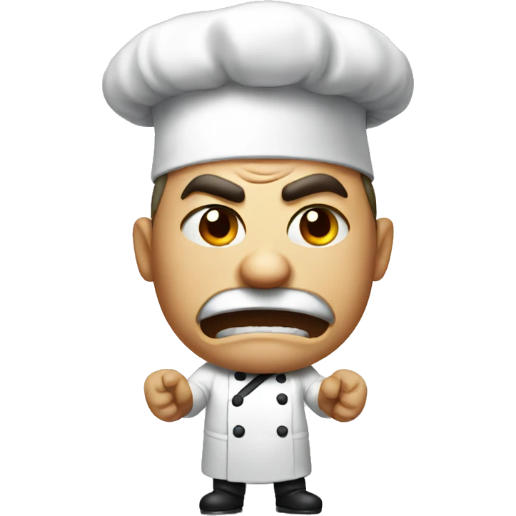 angry chef emoji