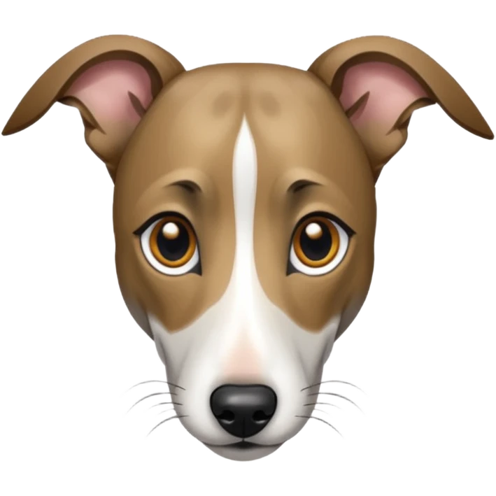 Create a brindle whippet emoji emoji