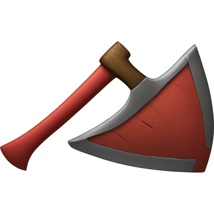 Axe red emoji