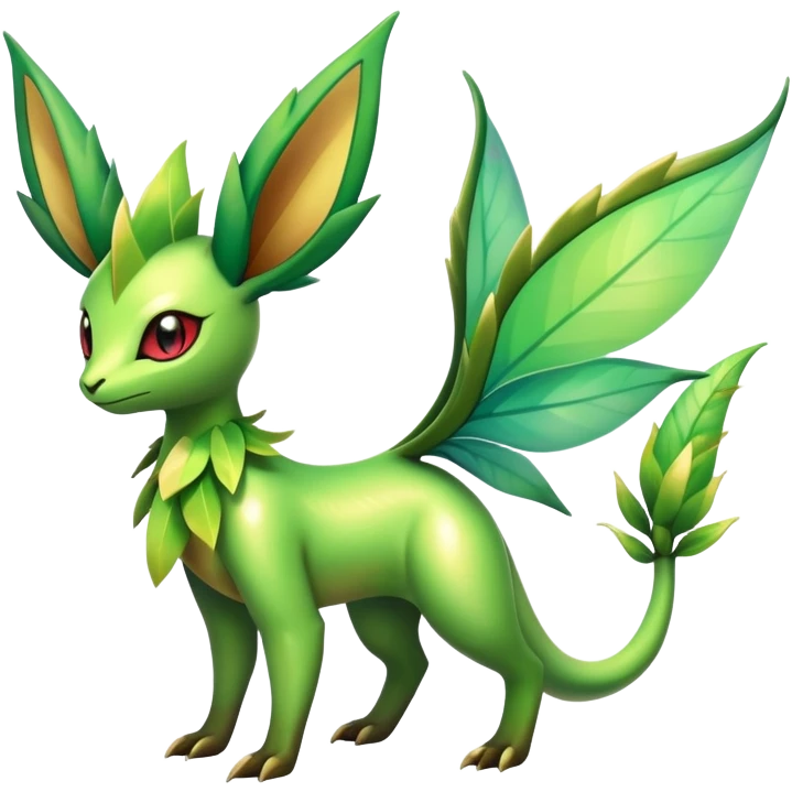 Shiny Exotic Flygon-Leafeon-Hybrid-Creature emoji