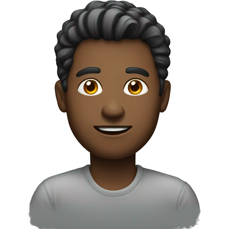 casual male portrait indoors emoji