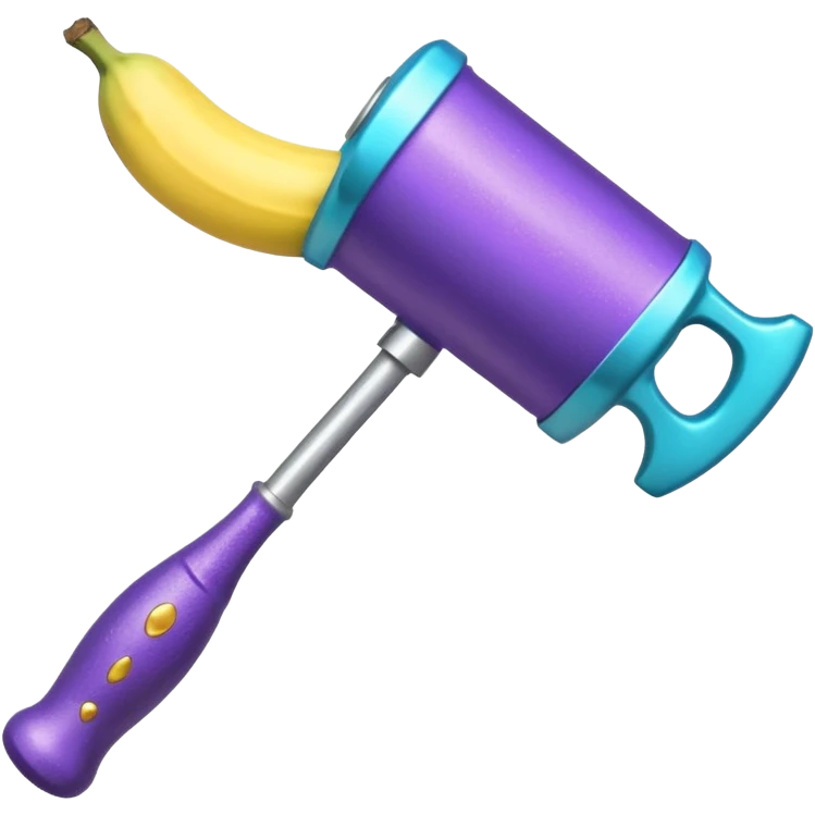 glitter purple and cian hammer ban emoji