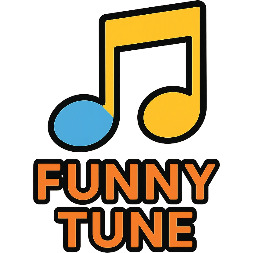 Music note icon with "FUNNY TUNE" text emoji
