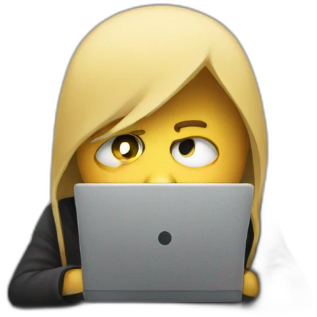 sad hacker emoji