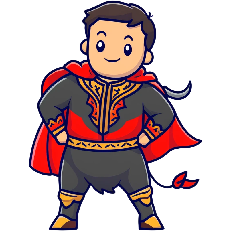 matador in traditional costume with red cape and bull emoji