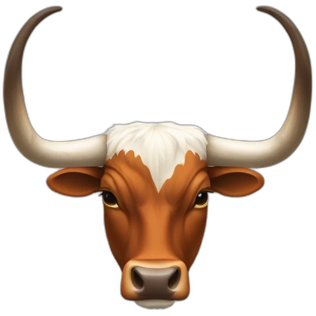 lONGHORN STEER SIDE VIEW, LONG HORNS emoji