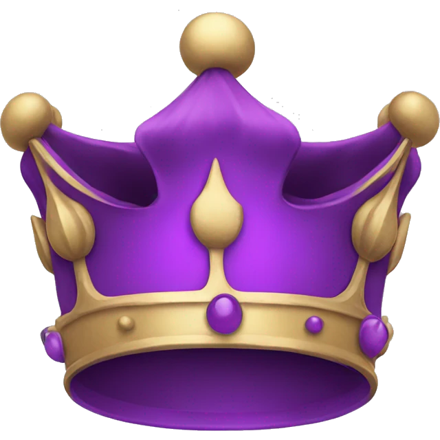 crown in violet emoji