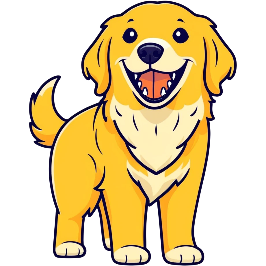 Golden retriever as vampire  emoji