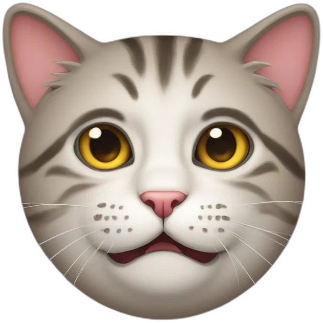 Mad cat emoji