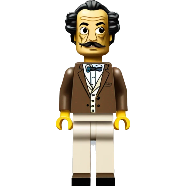salvador dali lego full body emoji