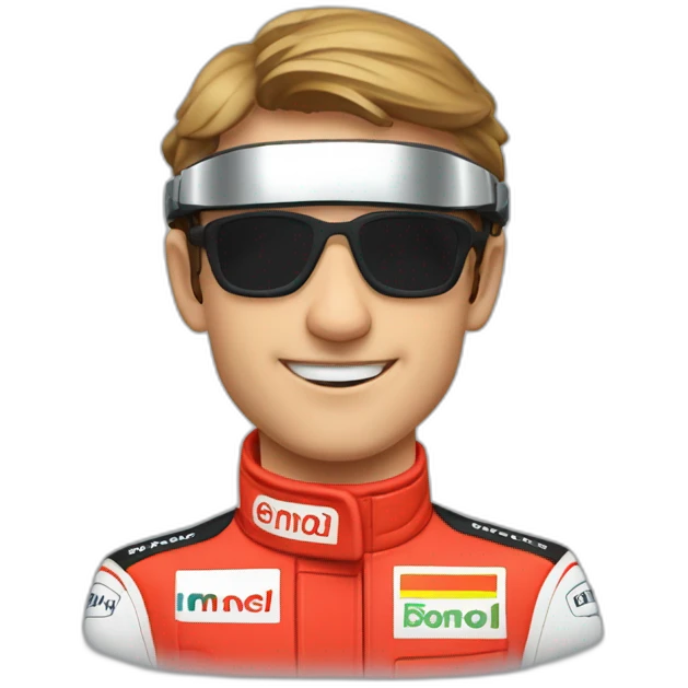 charle leclerc  formula one pilot emoji
