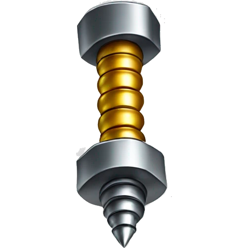 screw with bolt out emoji