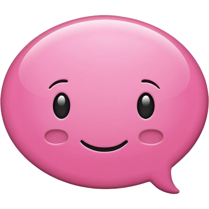 crée moi une bulle de conversion comme sa « 💬 » de couleur pink emoji