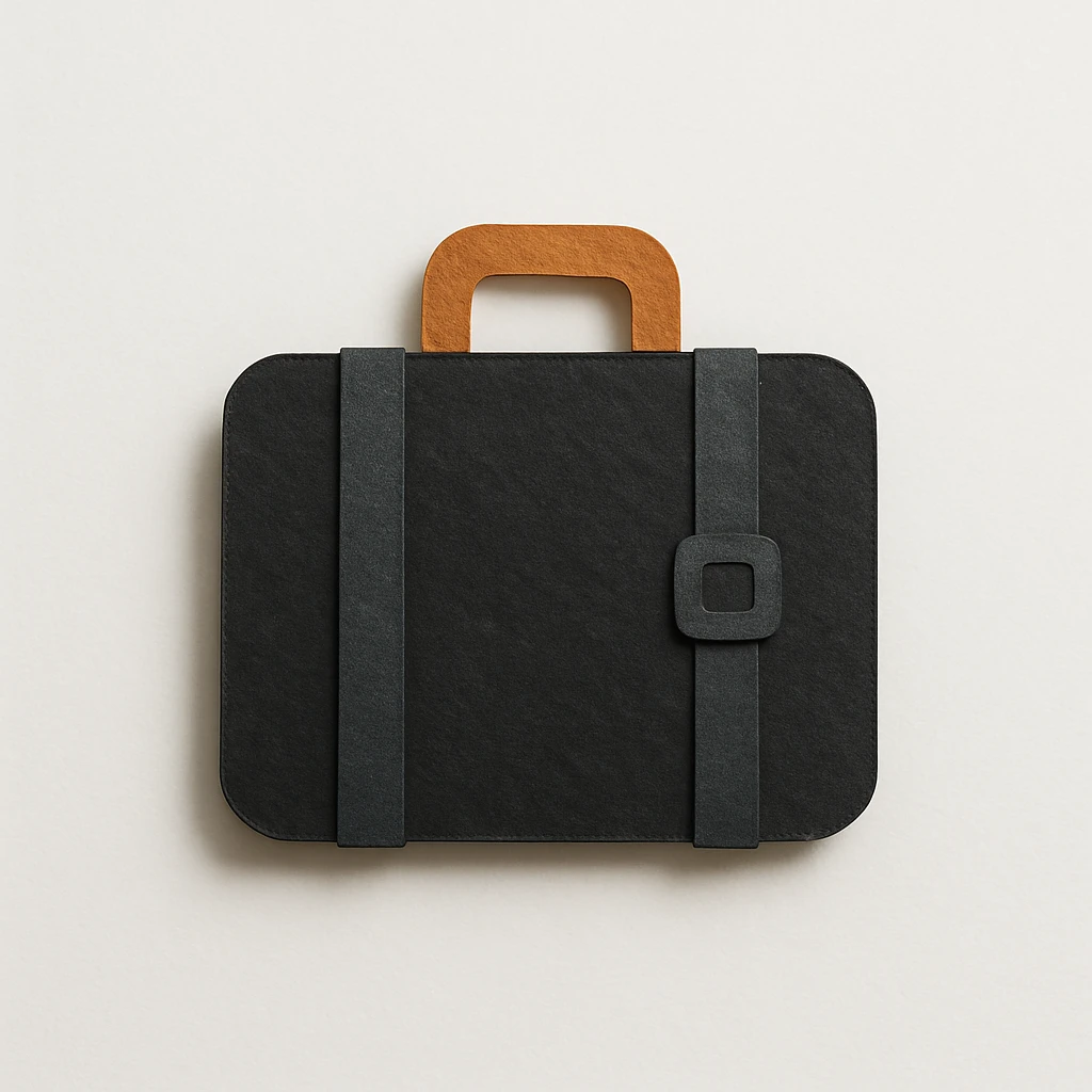 black suitcase emoji