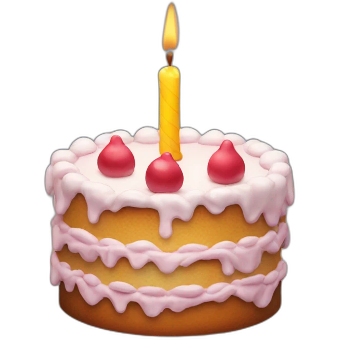 birthday cake emoji