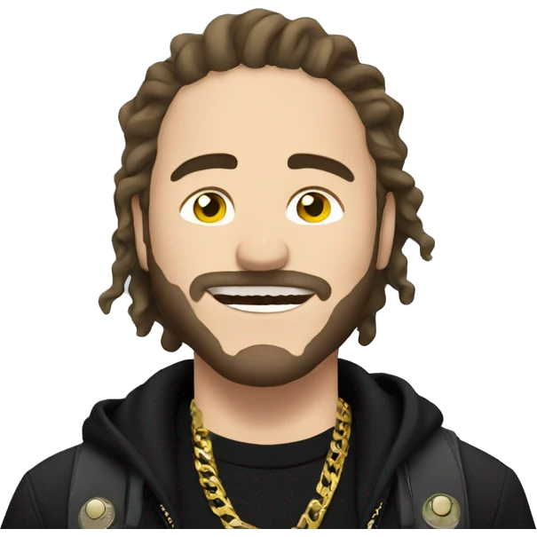 Post Malone singing emoji