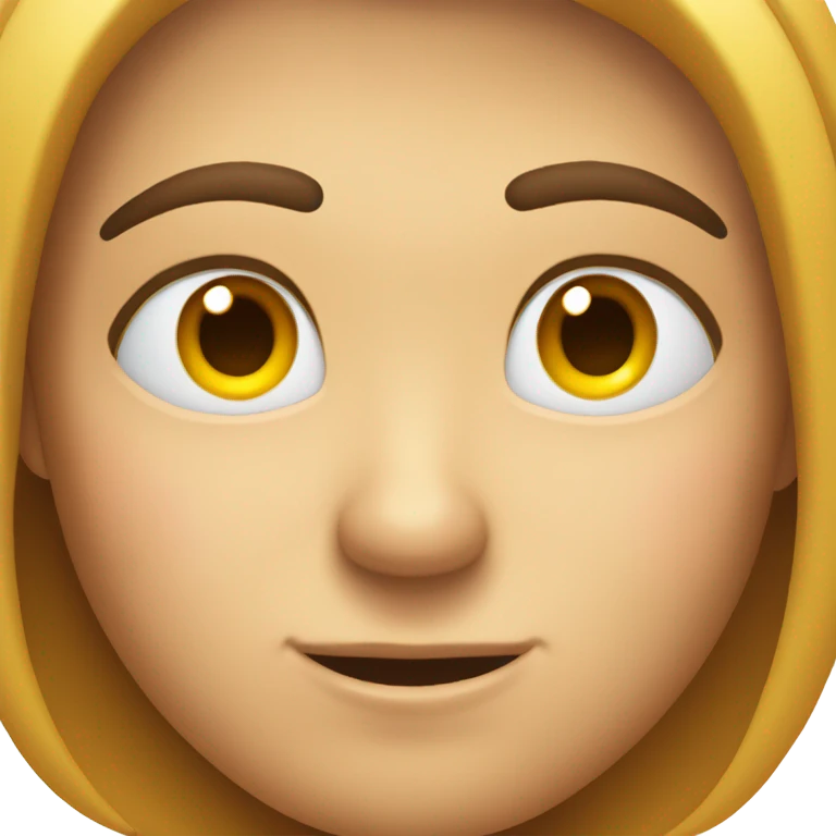 emoji face with one eyebrow raised and eyes slightly closed with a smirk  emoji