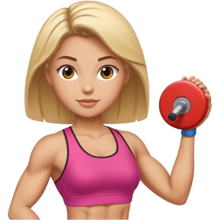 fitness woman emoji