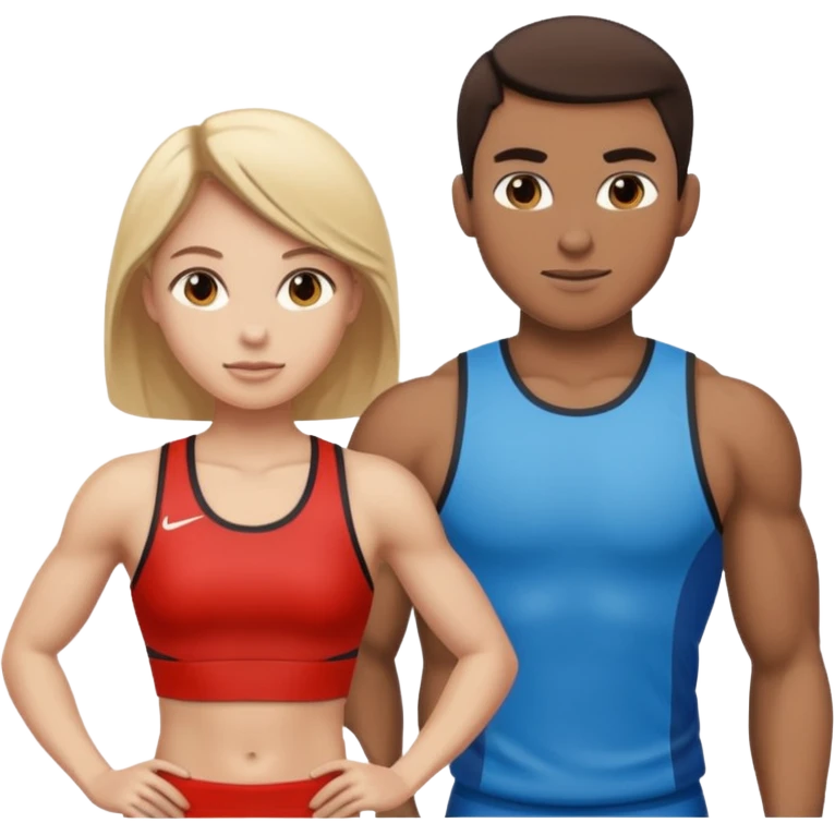 FEMALE MALE ATHLETE emoji