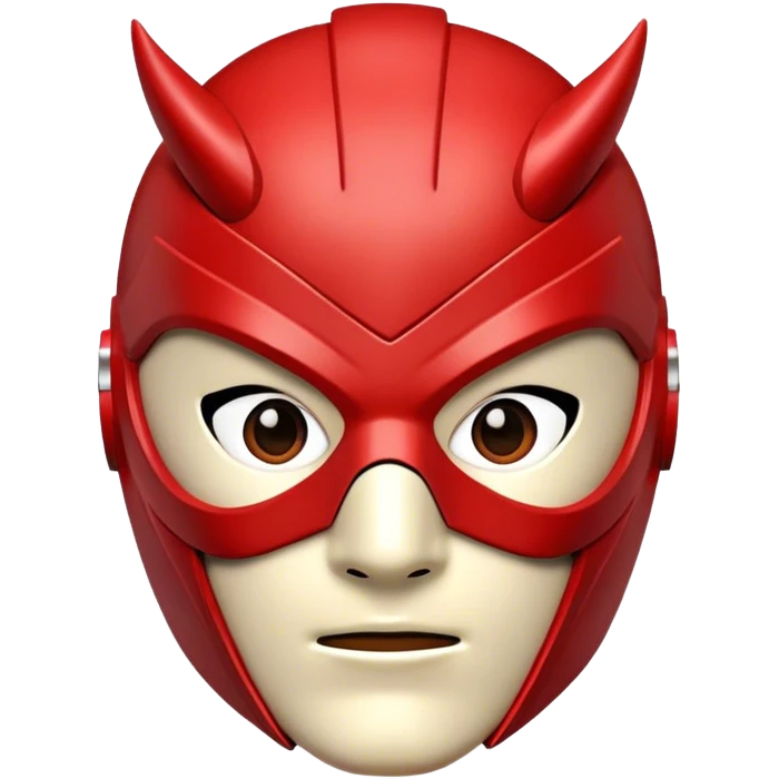 Moon redranger  mask on emoji