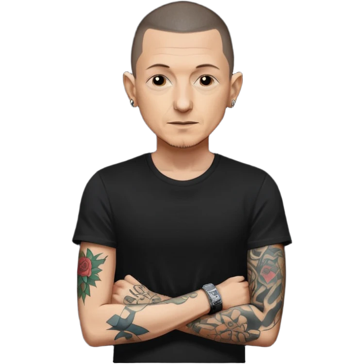 chester emoji from linkin park emoji