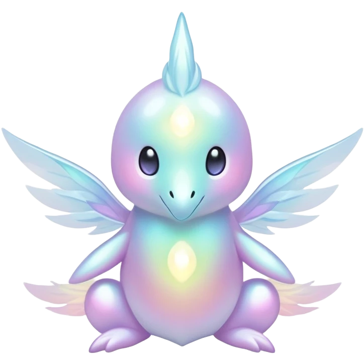  Iridescent pale pastel fakemon-creature  emoji