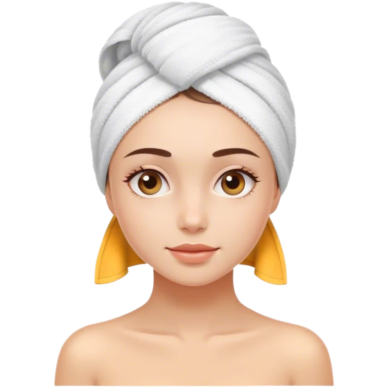 Human girl at a spa emoji