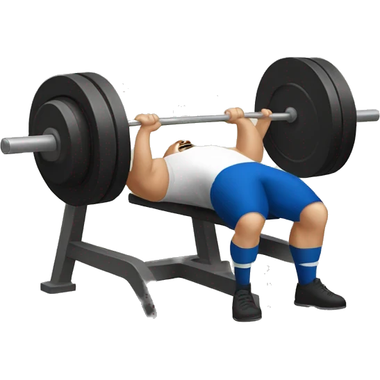 100 kg bench press emoji