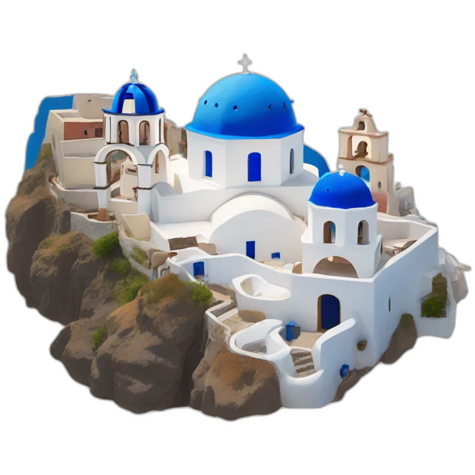 Santorini emoji