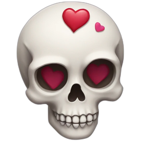 love skull emoji