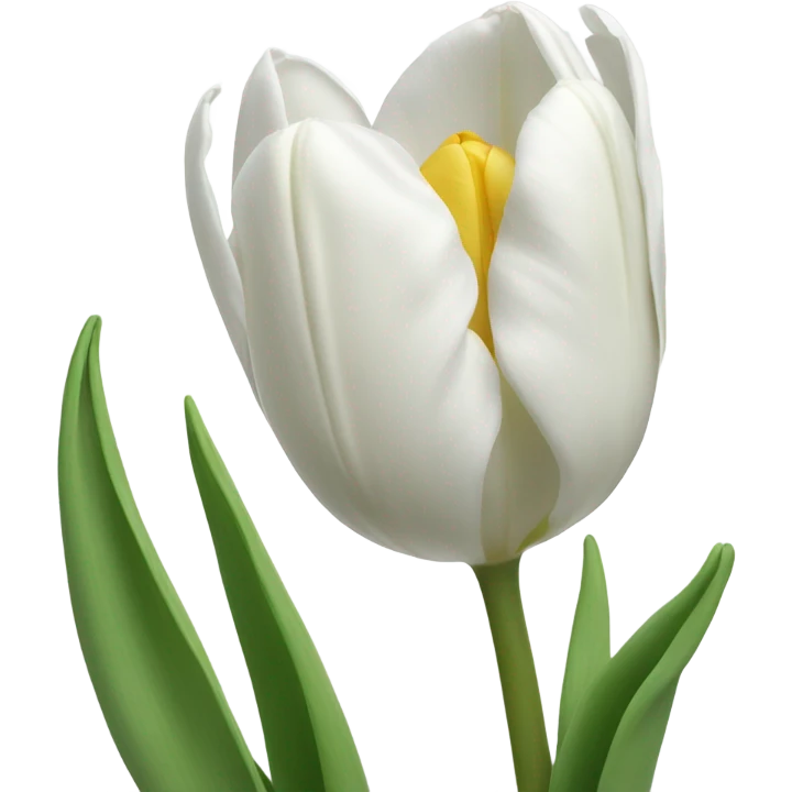 White tulips emoji