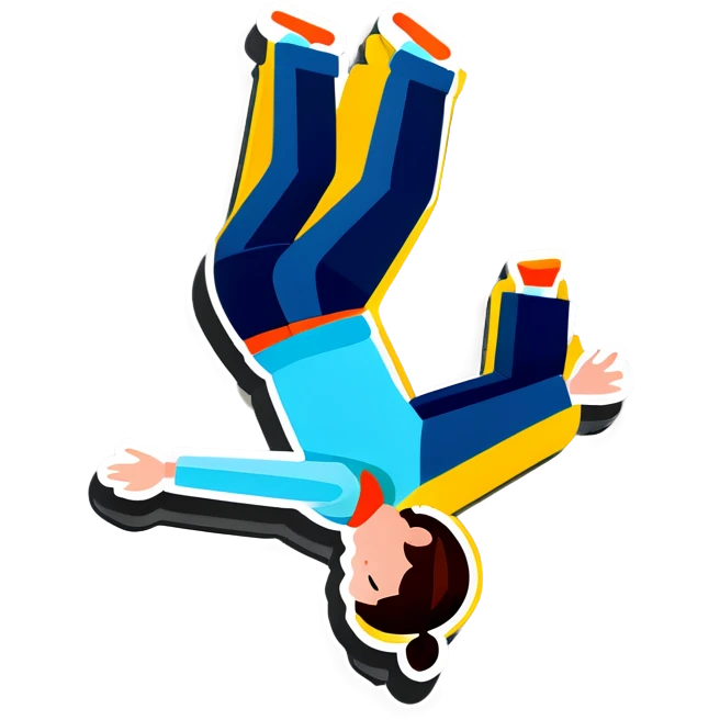 person falling emoji