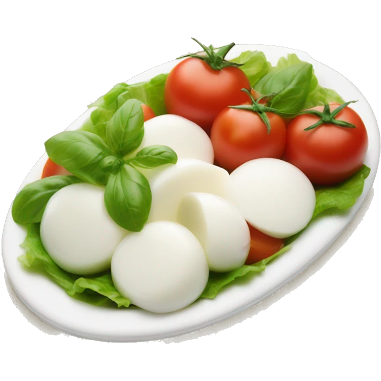 Mozzarella and tomato salad  emoji