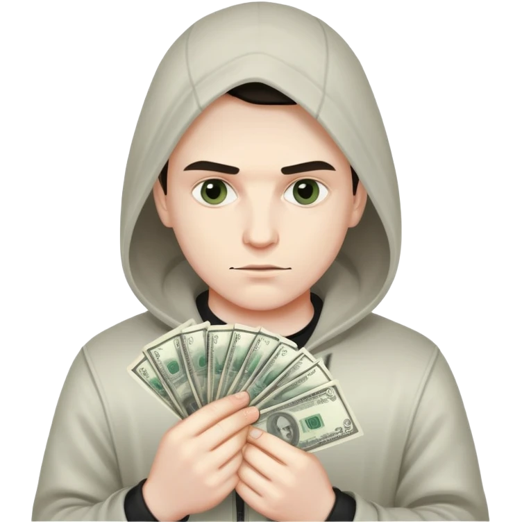 Russian hackers in money  emoji