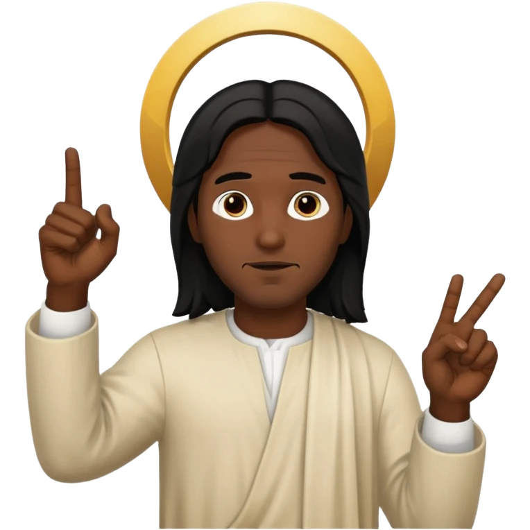 너를 가르키는 예수님 emoji