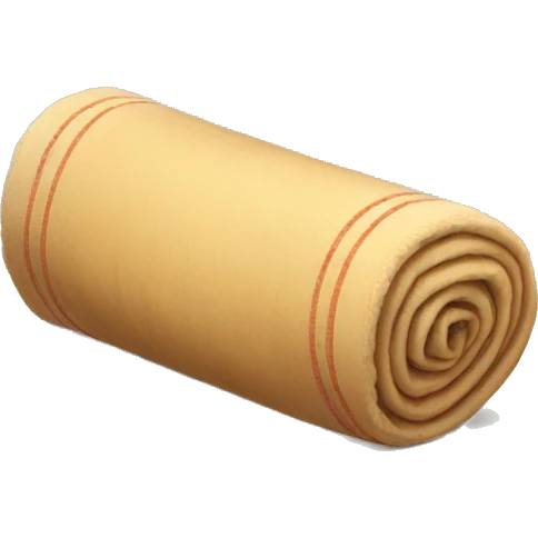 Rolled up blanket emoji