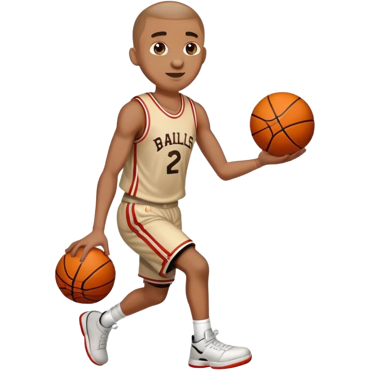 Basketball man ballin around emoji