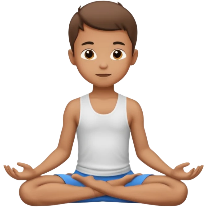 boy yoga poses emoji