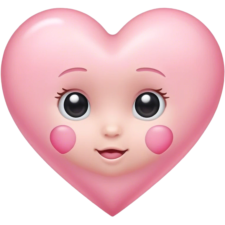 baby pink heart  emoji
